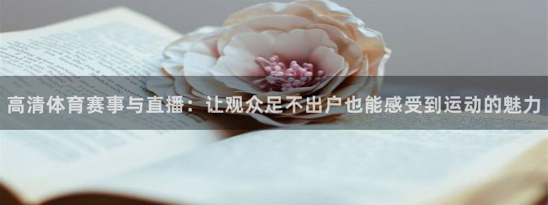 高清体育赛事与直播：让观众足不出户也能感受到运动的魅力